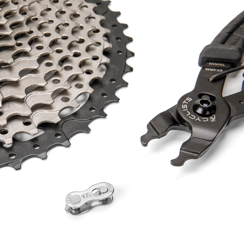 SMC Bike Chain Quick Link- Reusable Bike Chain Missing Quick Connector- Master Links Compatible with Shimano, Sram and KMC Chains 6 7 8 9 10 11 12speed Missing Link(Silver, 10 Speed) - Image 3